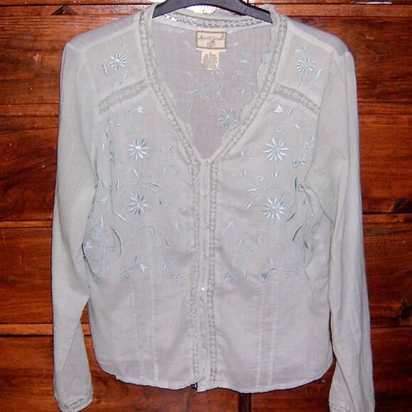 April Cornell Summer Top and Straw Hat Lot s - Picture 3 of 16